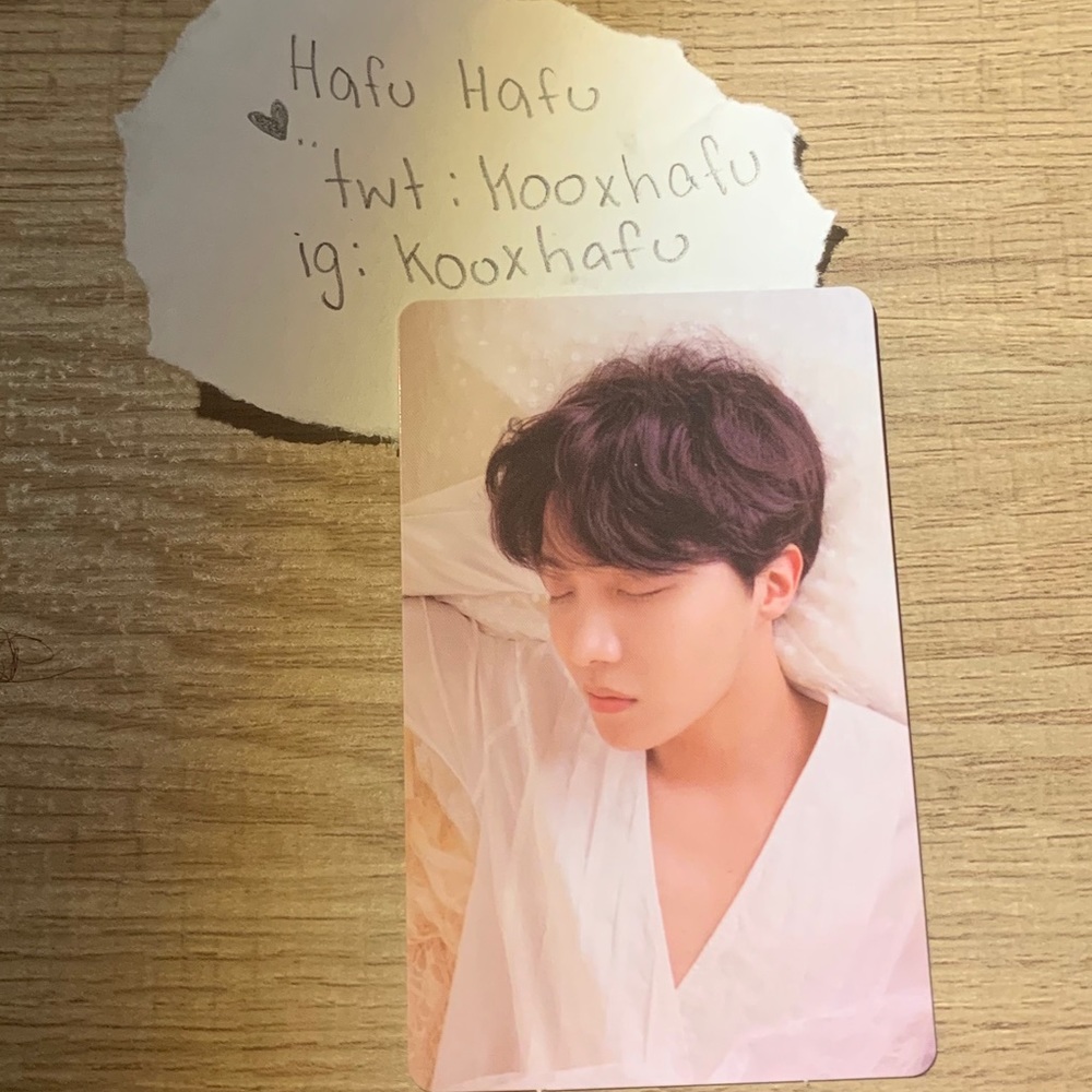 BTS Jhope Photocard